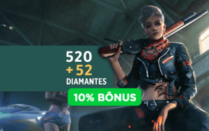 Free Fire – 520 Diamantes +10% de Bonus