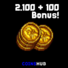 2100 + 100 Bônus. King's Coins