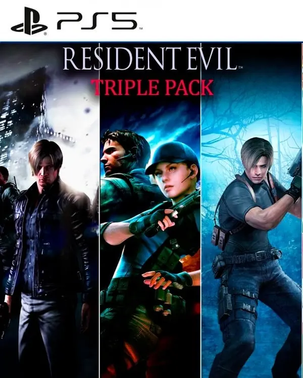 Pacote Triplo Resident Evil – Resident Evil 4 + Resident Evil 5 + Resident Evil 6